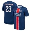 Maillot de Supporter Paris Saint-Germain Kolo Muani 23 Domicile 2024-25 Pour Homme